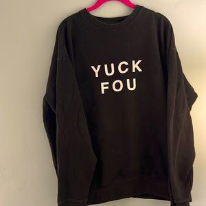 Bella Hadid Yuck Fou sweater